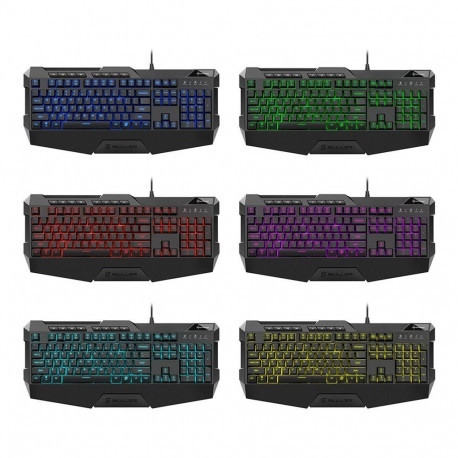 Sharkoon Skiller SGK4 Gaming Keyboard QWERTZ wired rubber dome black