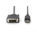 DIGITUS Displayport cable DPort -> DVI(24+1) St/St 8K 2.00m