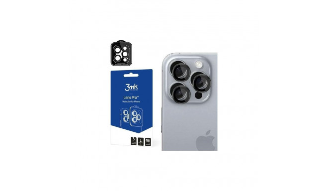 3MK Lens Protection Pro - Tempered Glass for iPhone 16 Pro / Pro Max Camera