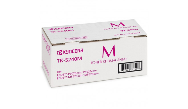 Kyocera toner TK-5240M magenta kuni 3 000 lehekülge vastavalt ISO/IEC 19798