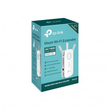 TP-LINK wi-fi pikendaja RE550 AC1900 802.11ac 2GHz/5GHz 600+1300Mbit/s 10/100/1000Mbit/s Ethernet LA