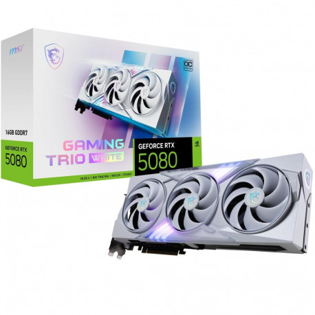 Graphics Card|MSI|NVIDIA GeForce RTX 5080|16 GB|GDDR7|256 bit|PCIE 5.0 16x|Dual Slot Fansink|1xHDMI|