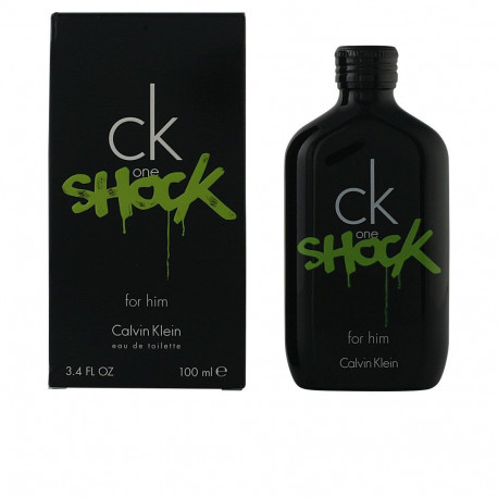 CALVIN KLEIN CK ONE SHOCK FOR HIM eau de toilette vaporizador 100 ml