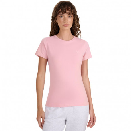 Koszulka damska 4F F2255 jasny róż 4FWMM00TTSHF2255 56S S