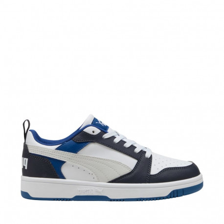 Puma laste jalanõud Rebound V6 Lo Mid 393833 28 39, valge-sinine