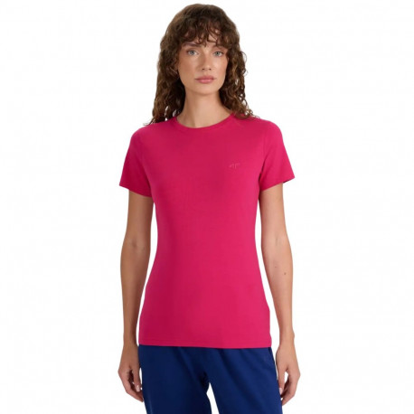 4F naiste t-särk F2439 4FWAW25TTSHF2439 53S S, tume roosa