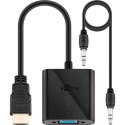 HDMI A to VGA Adapter + Audio