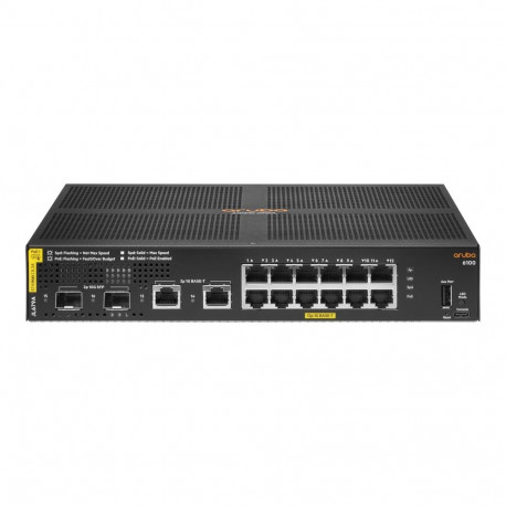 HPE Aruba 6100 12G Class4 PoE 2G/2SFP+ 139W lüliti