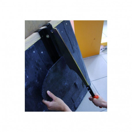 EDMA PRO MAT-COUP 210 kiltkivi giljotiin – 210 mm lõikeulatus, kuni 7 mm paksusele, käsitsi, kinnitu