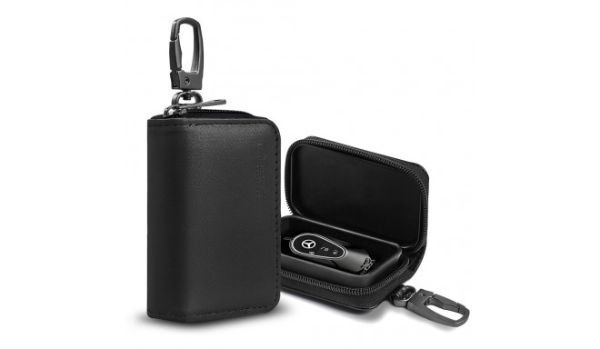 KLATKA FARADAYA TECH-PROTECT KLR300 POUCH KEYLESS RFID SIGNAL BLOCKER CASE BLACK/BLACK