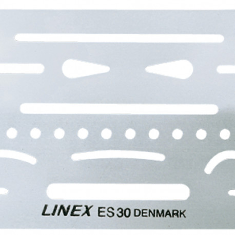 Shabloon kustutusplaat Linex ES30