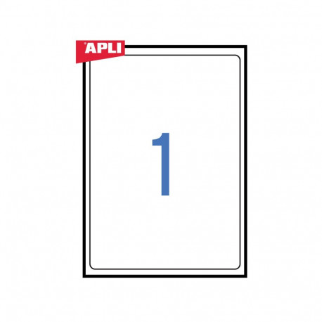 Etiketid Apli ILC 199,6 x 289,1mm 100l/pk, ümarad nurgad