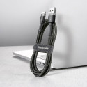 Baseus cable Cafule USB - USB-C 0,5 m 3A gray-black