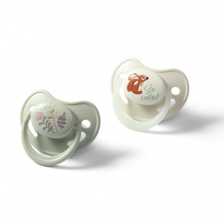 Babyono anatomical silicone soother 6-18m 1670/02