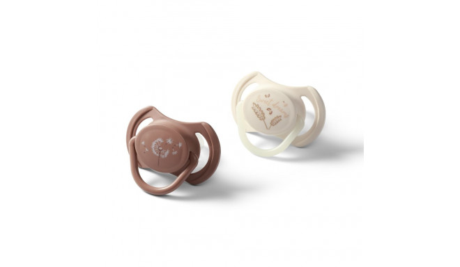 Babyono symmetrical silicone soothers 18m+ 1669/03