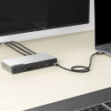 Alogic 14-in-1 USB-C PD DV4 nelja ekraaniga dokkimisjaam space gr