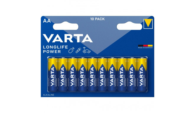 1x10 Varta Longlife Power Mignon AA LR06 patarei