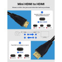 PremiumCord Connection cable 4K HDMI A - HDMI mini C, 2m