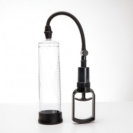 Peenise vaakumpump kolviga suur, läbipaistev