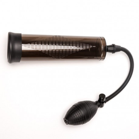 Pompka Próżniowa Do Powiększania Penisa Z Gruszką Duża Czarna