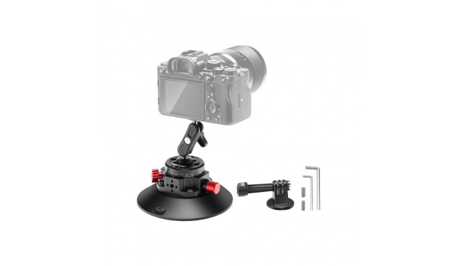 Mount with suction cup 1/4 inch Neewer CA013 for sports cameras (DJI Action, GoPro, Insta360)
