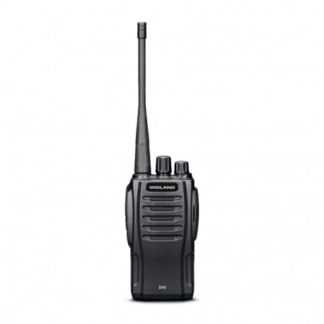 Midland D10 PMR446-DMR446 digital/analogue radio with 2600mAh battery