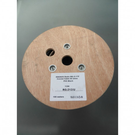 RG213/U MIL-C-17 M-17/7 coaxial cable 50ohm ø10.3mm black