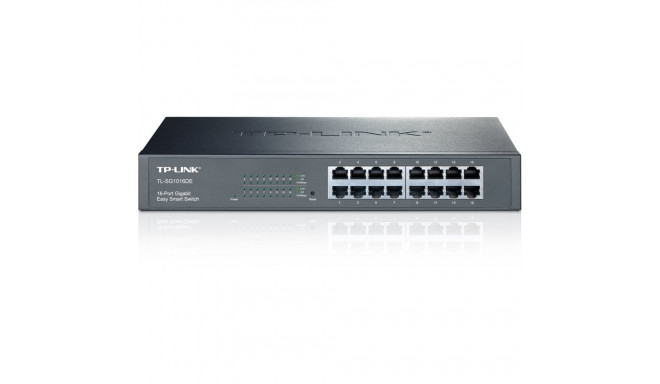 TP-LINK TL-SG1016DE, Switch black, 1 HE