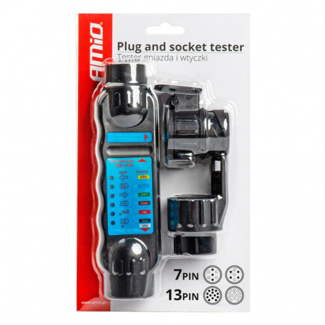 Haagise tester 7-13pin, 2 adapterit 7/13 ja 13/7 pin