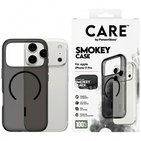 CARE by PanzerGlass Flagship Urban Explorer Case w. Black MagSafe for iPhone 17 Pro - Black