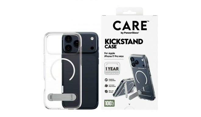 CARE by PanzerGlass Feature Case w. Kickstand MagSafe for iPhone 17 Pro Max - Clear