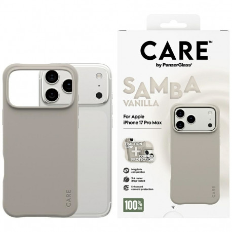 CARE by PanzerGlass Fashionable Samba MagSafe Case for iPhone 17 Pro Max - Gray