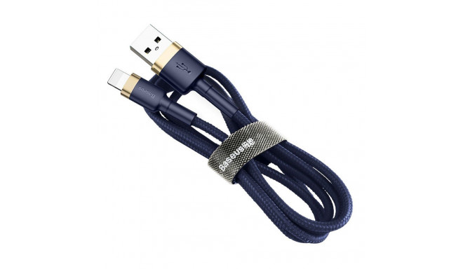 Baseus Cafule USB-A / Lightning 1.5A QC 3.0 cable 2 m - blue-gold