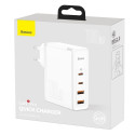 Baseus GaN2 Pro fast charger 100W USB / USB Type C Quick Charge 4+ Power Delivery white (CCGAN2P-L02 Baseus GaN2 Pro fast charger 100W USB / USB Type C Quick Charge 4+ Power Delivery white (CCGAN2P-L02