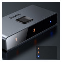 Baseus bidirectional switch splitter switcher HDMI - 2x HDMI 4K / 30 Hz gray (CAHUB-BC0G)