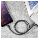 Baseus Cafule Cable durable nylon cable USB / USB-C QC3.0 2A 3M black-red (CATKLF-U91)