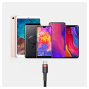 Baseus Cafule Cable durable nylon cable USB / USB-C QC3.0 2A 3M black-red (CATKLF-U91)