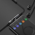 Baseus Audio Converter L41 adapter from USB-C to USB-C port + 3.5 mm headphone jack black (CATL41-01