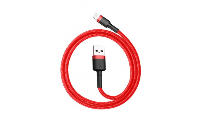 Baseus Cafule USB-A / Lightning 2.4A QC 3.0 cable 0.5 m - red