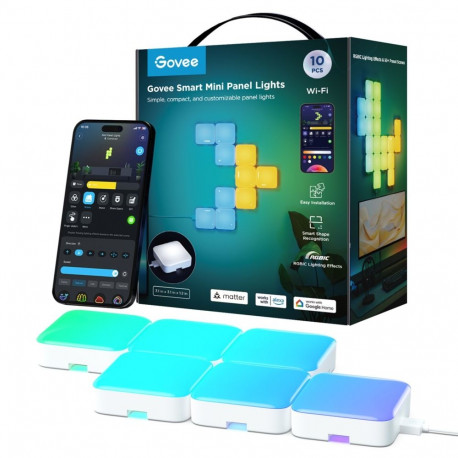 Govee Mini Panel Lights Smart wall light Wi-Fi/Bluetooth 72 W
