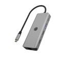 ICY BOX IB-DK4012-CPD juhtmega USB 3.2 Gen 1 (3.1 Gen 1) Type-C antratsiithall, must