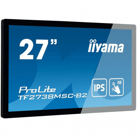 iiyama ProLite TF2738MSC-B2 arvutimonitor 68.6 cm (27") 1920 x 1080 pikslit Full HD LED puuteekraan 
