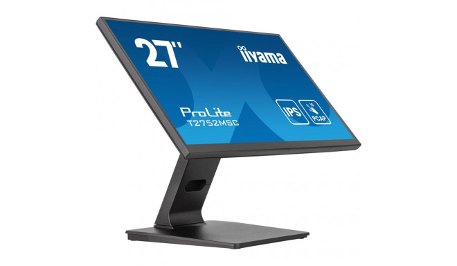 iiyama ProLite 27-tolline optiliselt liimitud PCAP 10-punkti puuteekraaniga monitor IPS-paneeli tehn