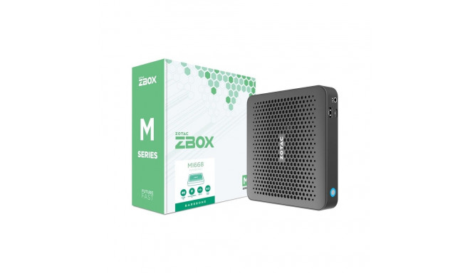 Zotac ZBOX -MI668-BE PC/workstation barebone 0.64L sized PC Black i7-1360P 2.2 GHz