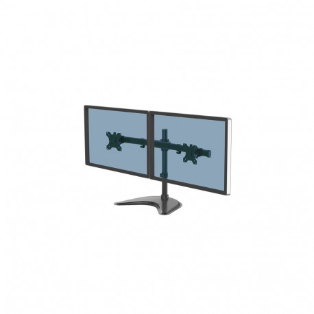 Fellowes Seasa Dual Monitor Arm - Freestanding Monitor Mount for 8KG 27 inch Screens - Ergonomic Adj
