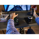 Thrustmaster TPR must, hõbedane USB lennusimulaatori analoog rool PC-le