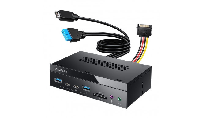 Front Panel 4-Fold + Card Reader USB,SD,Micro