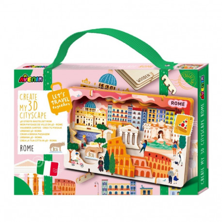 3D pusle loo linnamaastik – Rooma