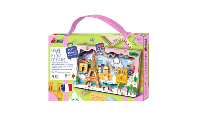 3D pusle loo linnamaastik – Pariis