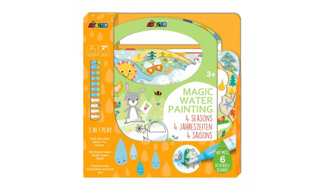 Magiczny obraz wodny - 4 pory roku